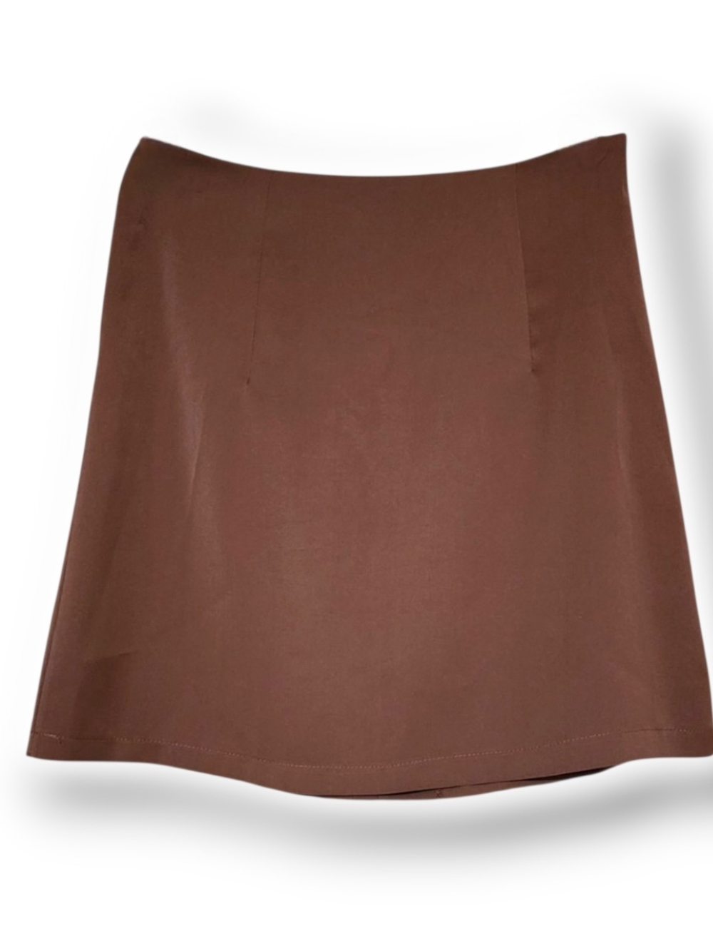 Classic Brown A-Line Women's Skirt